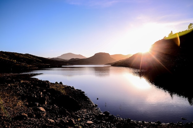 Dark Water Lake in Gran Canaria