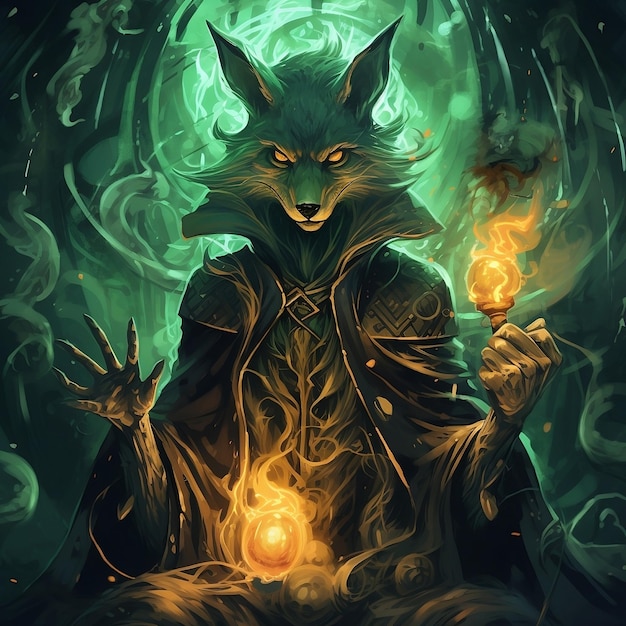 Dark wizard fox