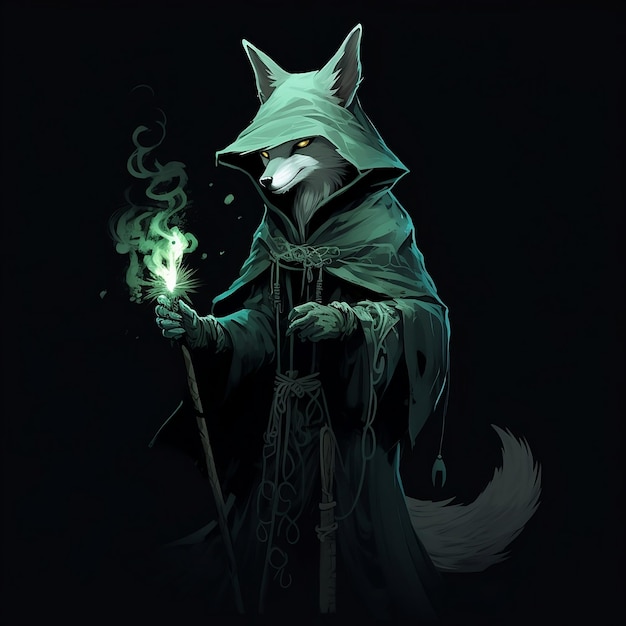 Dark wizard fox