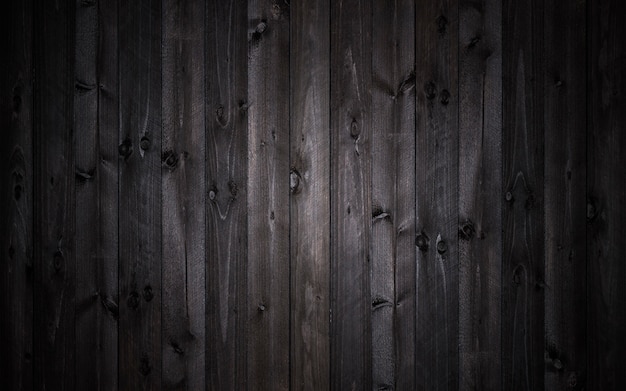 Dark wood background, black texture