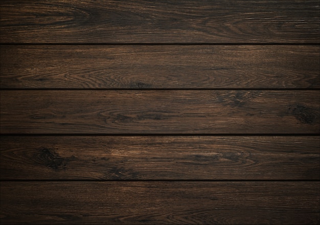 Dark wood background. Wooden board texture. Structure of natural plank.