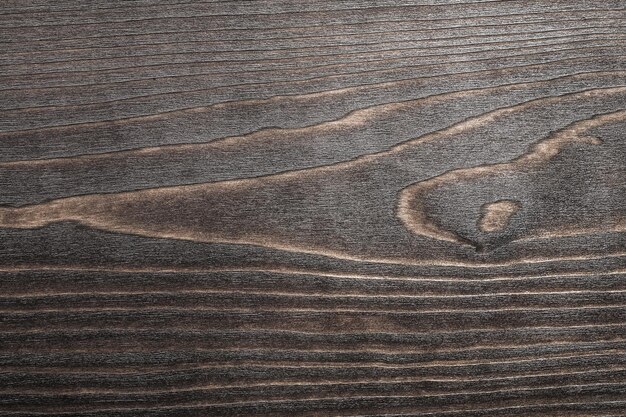 Dark wood texture close up view