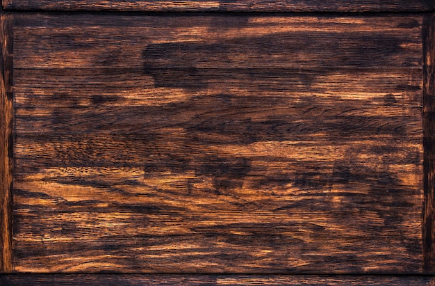 Dark wood texture, wooden frame