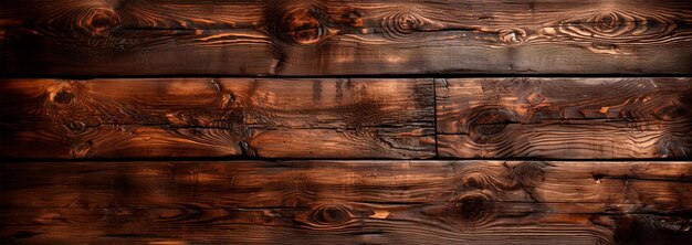 Dark wood texture wooden panoramic background AI generated image