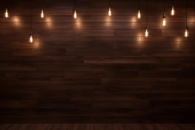 Dark wood wall