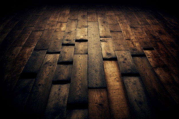 dark wooden floor texture overhead view