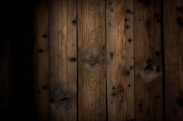 Premium Photo | Dark wooden floor texture overhead view