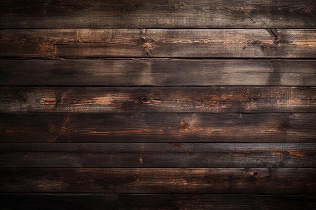 Dark wooden planks patterned background