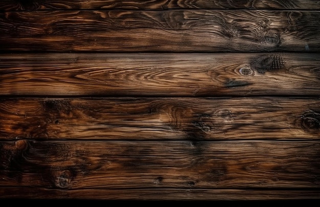 Dark wooden wood background generative ai