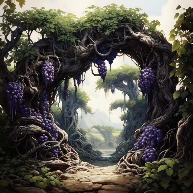 Dark World Tree and Discover a 매혹적인 걸작 Venture Book Cover Wall Art POD Epic Beauty