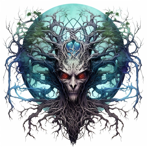 Dark world tree and discover a captivating masterpiece venture book cover wall art pod epic beauty