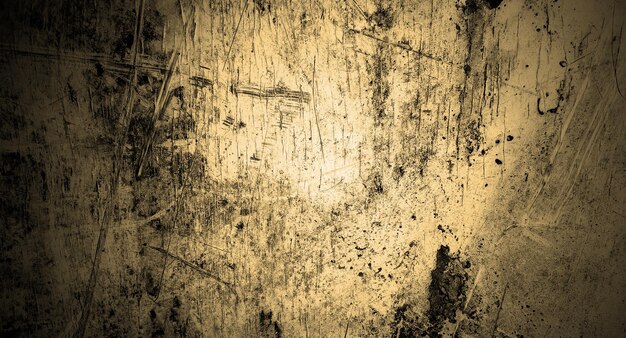 Dark yellow concrete scary for background yellow wall halloween background concept horror cement texture