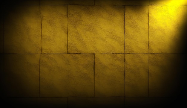 Dark yellow smooth wall textured background