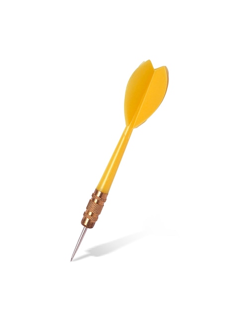 Dart isolated on white background