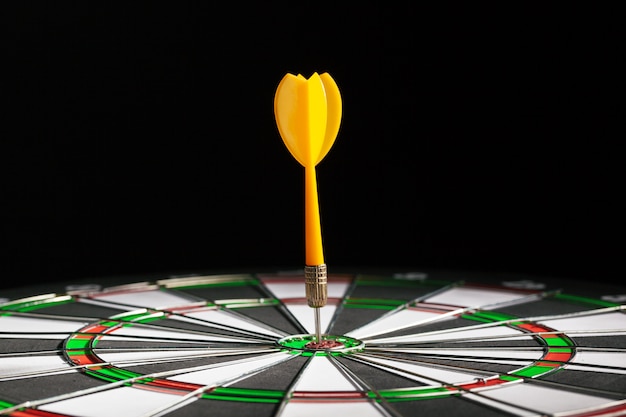 Dartboard business success concept