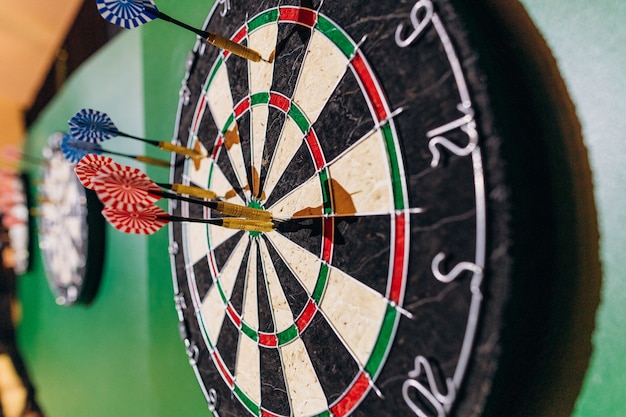 Dartboard gioco target intrattenimento perfetto preciso occhio di bue