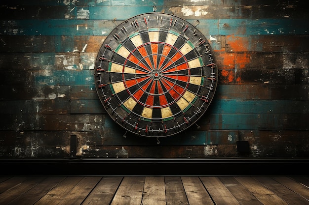 Darts Poster with Copy Space