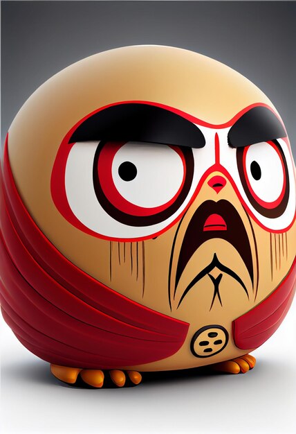 Photo daruma cartoon, 3d, animation, china, japon, rojo