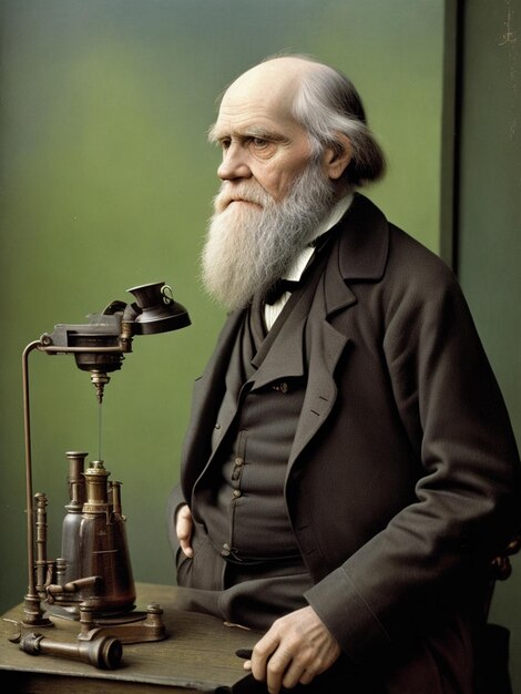 Photo darwin portrait