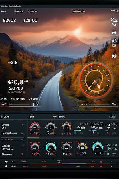 Dashboard Interface Mockup Create an intuitive and datarich dashboard UI mockup using AI