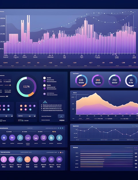 Premium Photo | Dashboard ui design