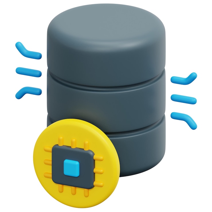 Photo data 3d render icon illustration