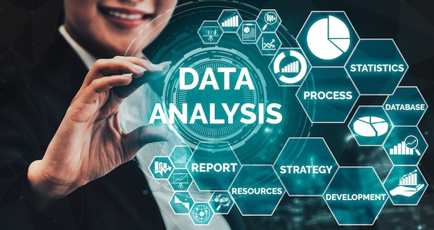 Data Analysis for Business and Finance Concept uds