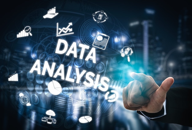 data analysis for business and finance concept