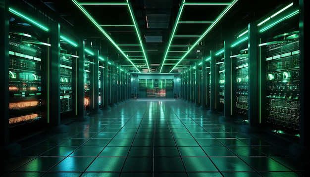 Data center interior