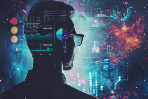 data driven mindset concept collecting big data analytics and making decisions based on data analysis instead of emotion and intuition challenge and implement the data driven culture in company