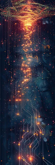 data flow abstract visualization