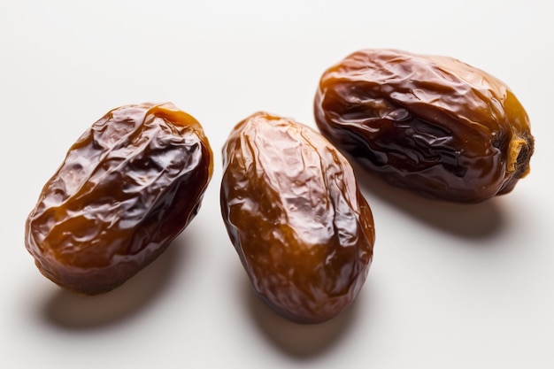 Data fruit geïsoleerd op een witte achtergrond