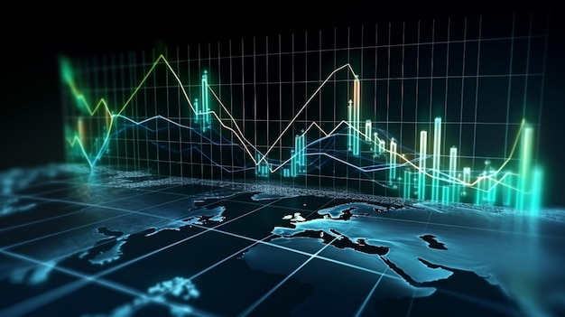 Data management and business analytics software Data Management System on a computer for report generation Generative AI