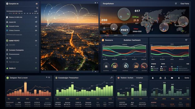 Photo a data profiling dashboard providing wallpaper