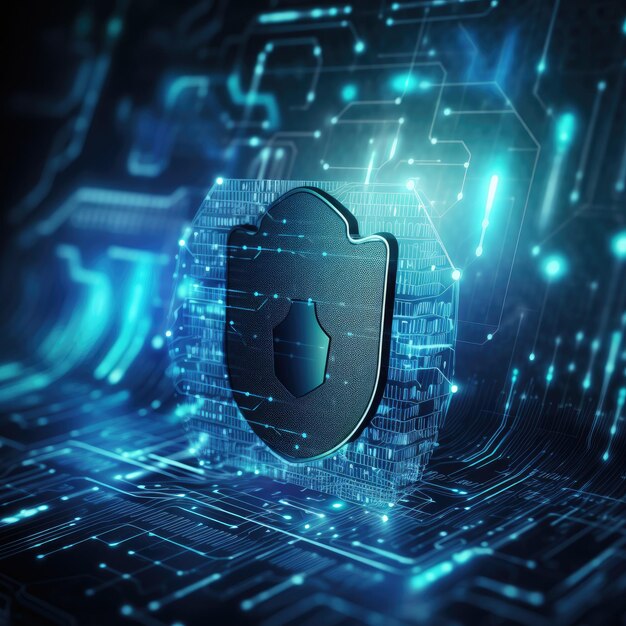 데이터 보호 사이버 보안 개념 생성 인공지능