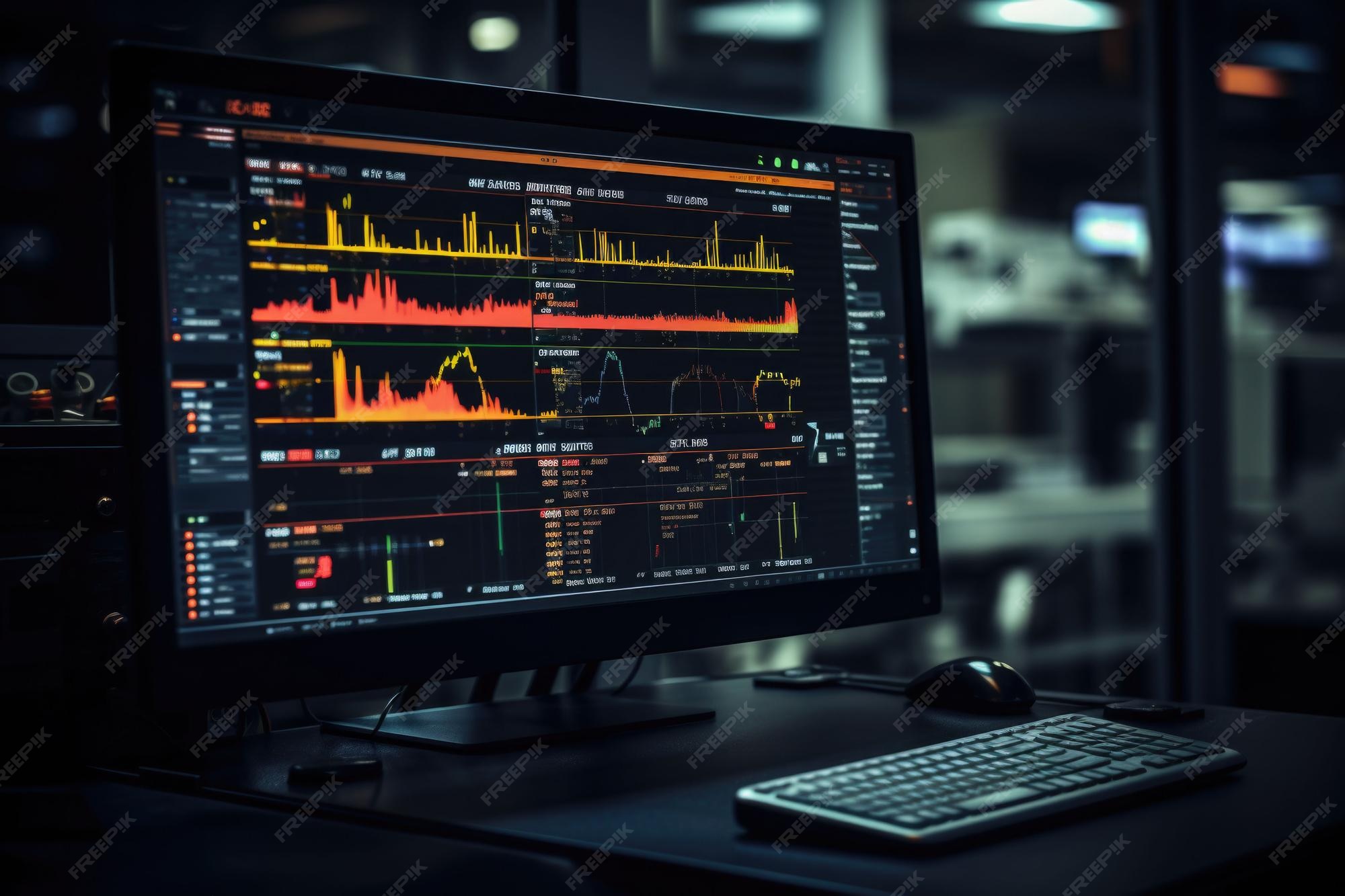 Premium AI Image | Data science Scientist computing analysing and ...