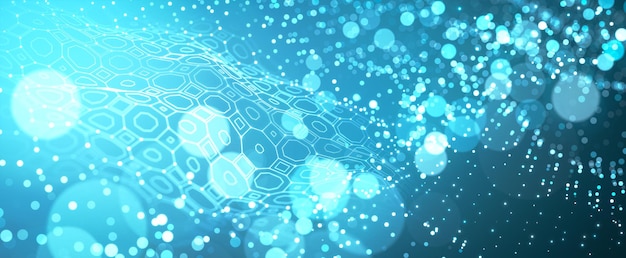 data structure encryption technological background machine learning data background scientific background for a scientific article neural interface lattice artificial intelligence 3d rendering