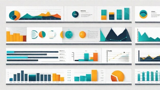 Foto visualizzazione dei dati per l'intuizione