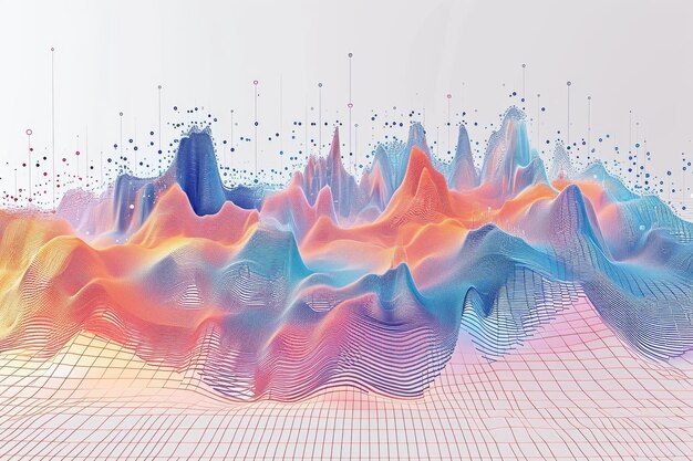 Data wave driven visualization turning statistical insights into visuals