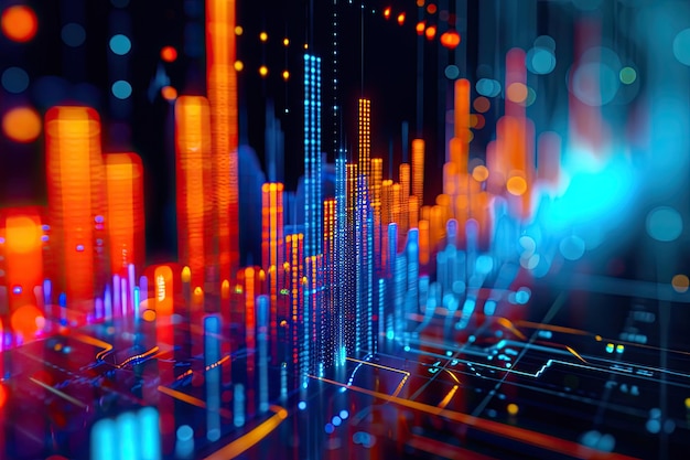 Data wave driven visualization turning statistical insights into visuals