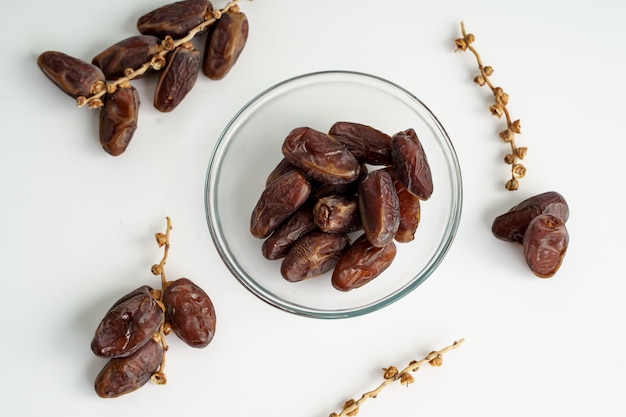 Primo piano della frutta delle date