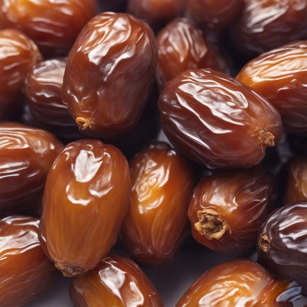 Dates fruit isolated on Transparent background generate ai