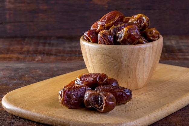 Dates isolated on white background