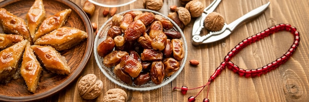 Dates, rosaries and baklava. Ramadan.