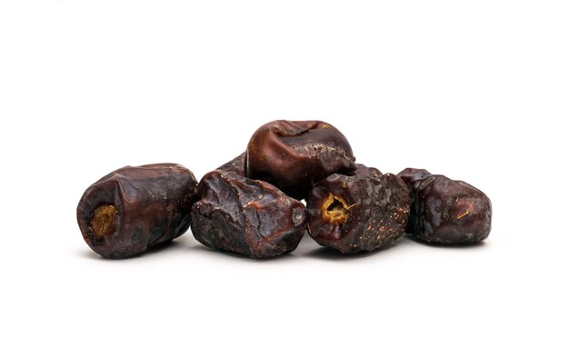 Dates on white background