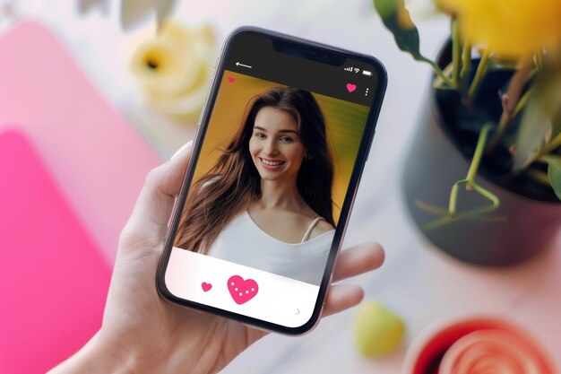 dating app en relaties concept