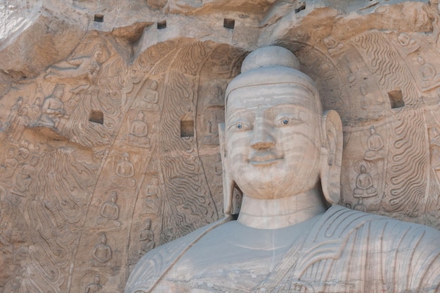 Foto datong boeddha monument in grot china