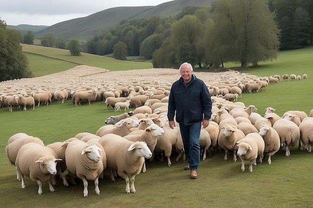 Photo david herded the sheep