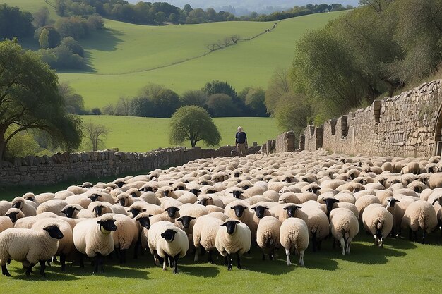 Photo david herded the sheep