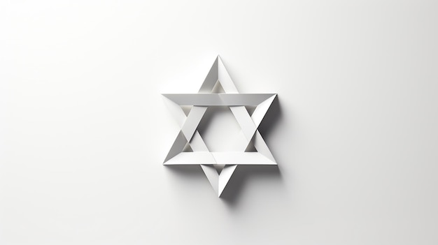 Davidster oud symbool embleem in de vorm van een zespuntige ster Magen cultuur geloof Israël Joden symbool symboliek vlag embleem item
